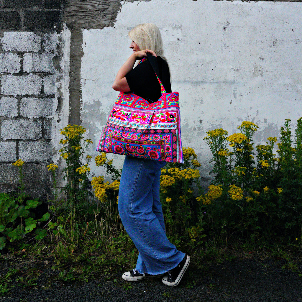 Lotus Garden Shoulder Bag
