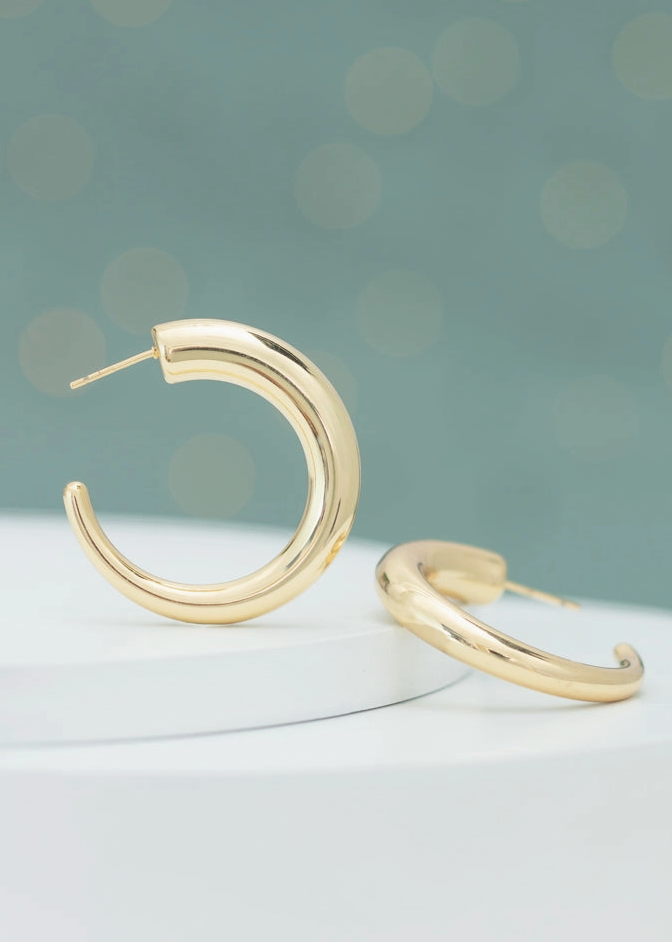 Golden Grace Hoops