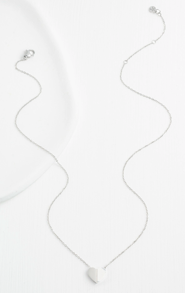 Alexis Silver Heart Necklace