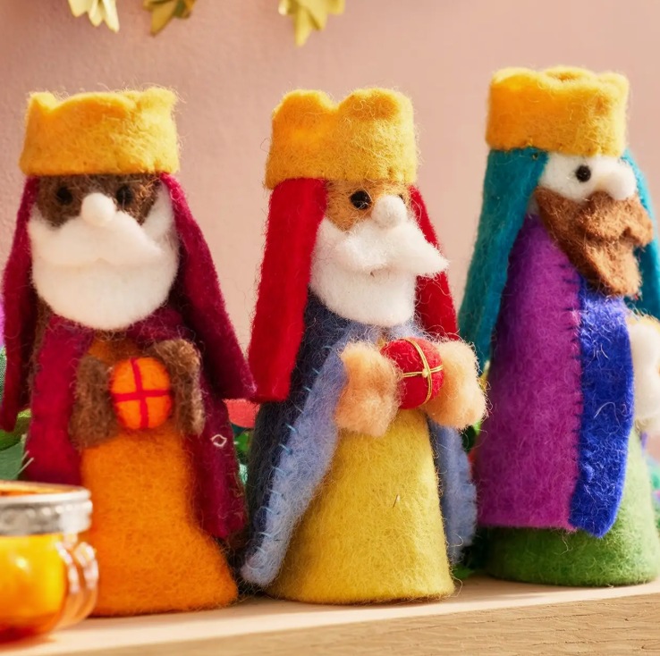 Three Wise Men Felt Ornament