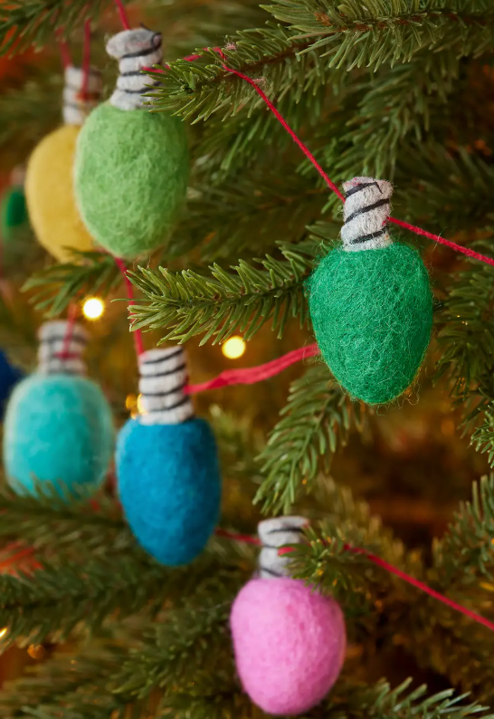 Felt String of Lights Garland