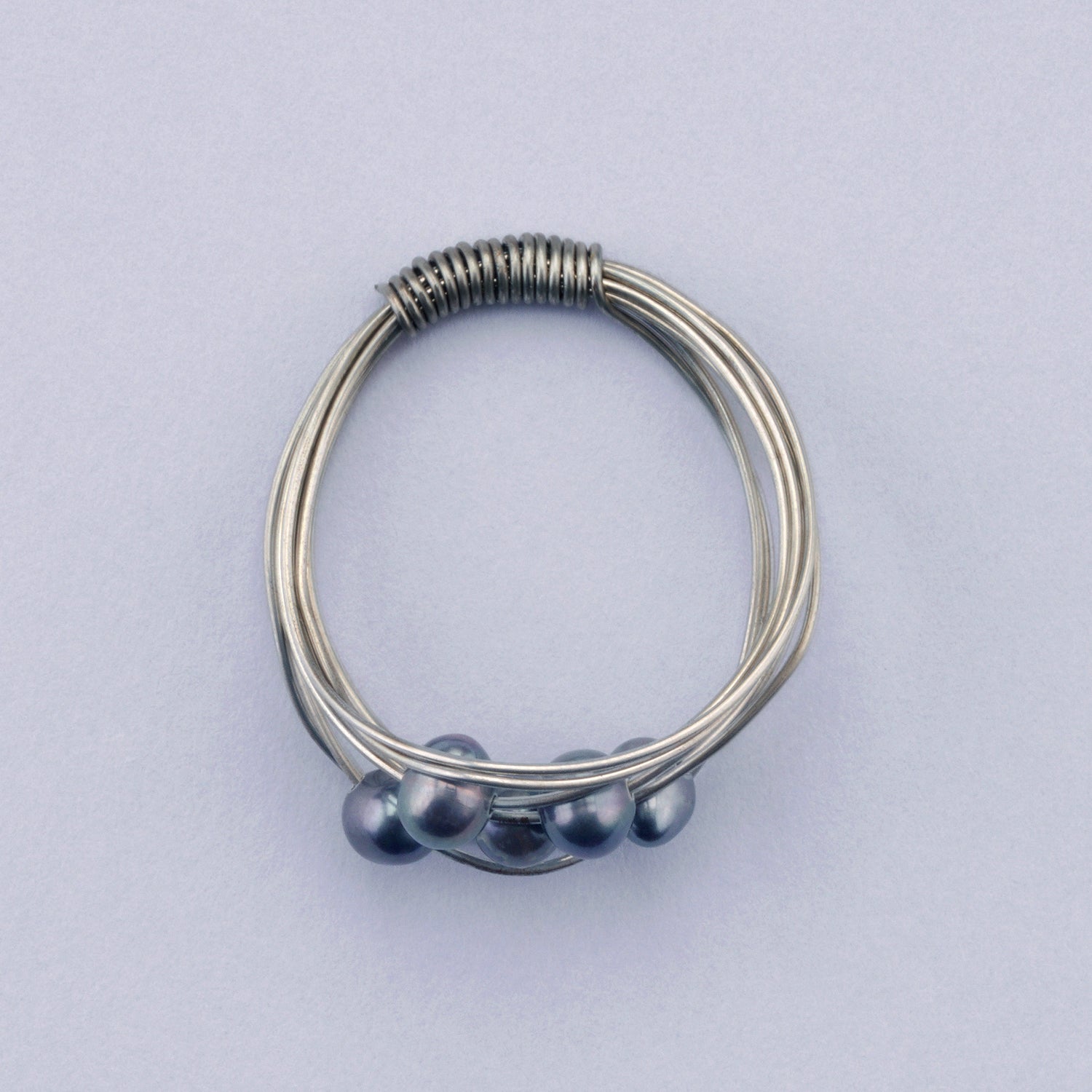 Wire and Bead Ring