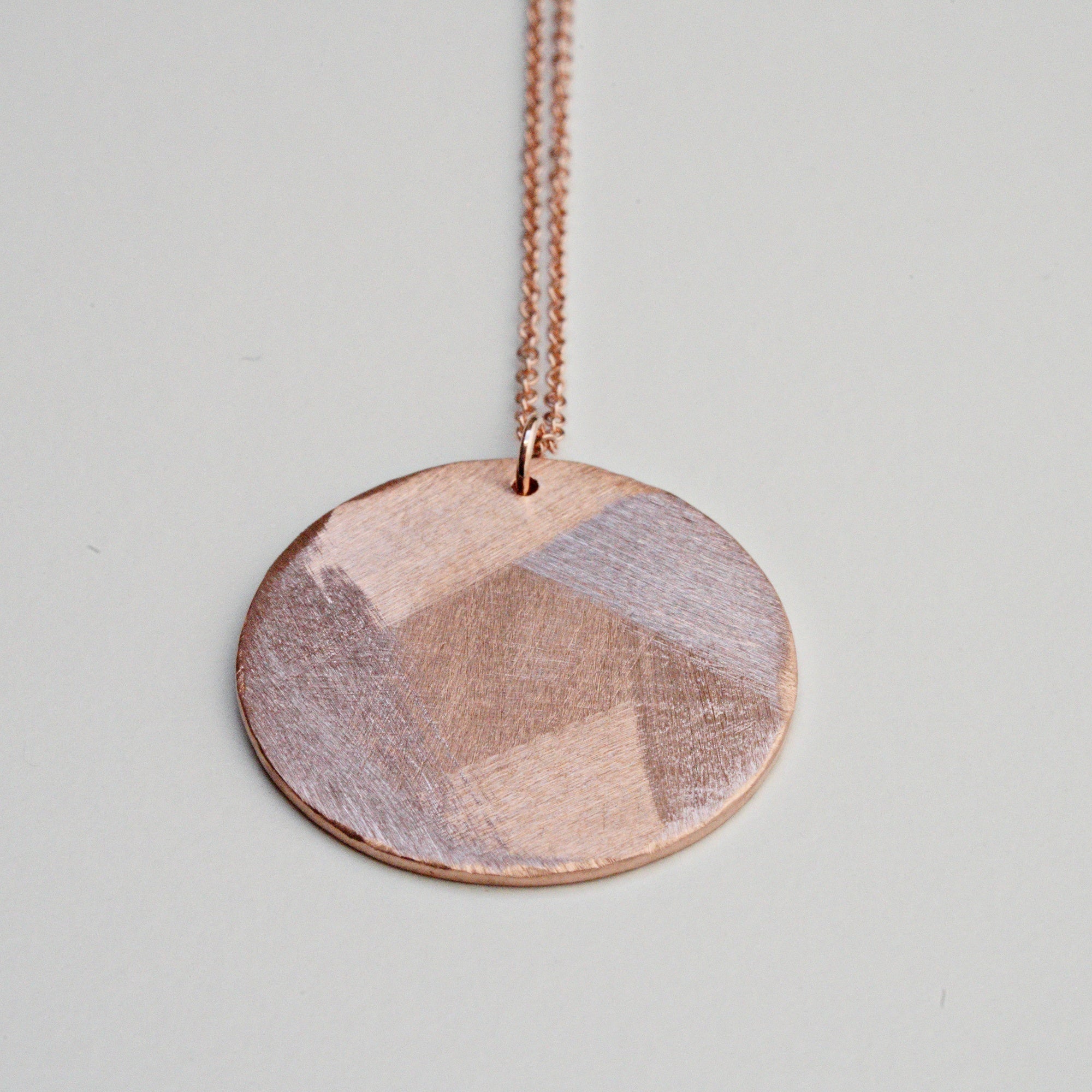 Harvest Moon Necklace Rose Gold