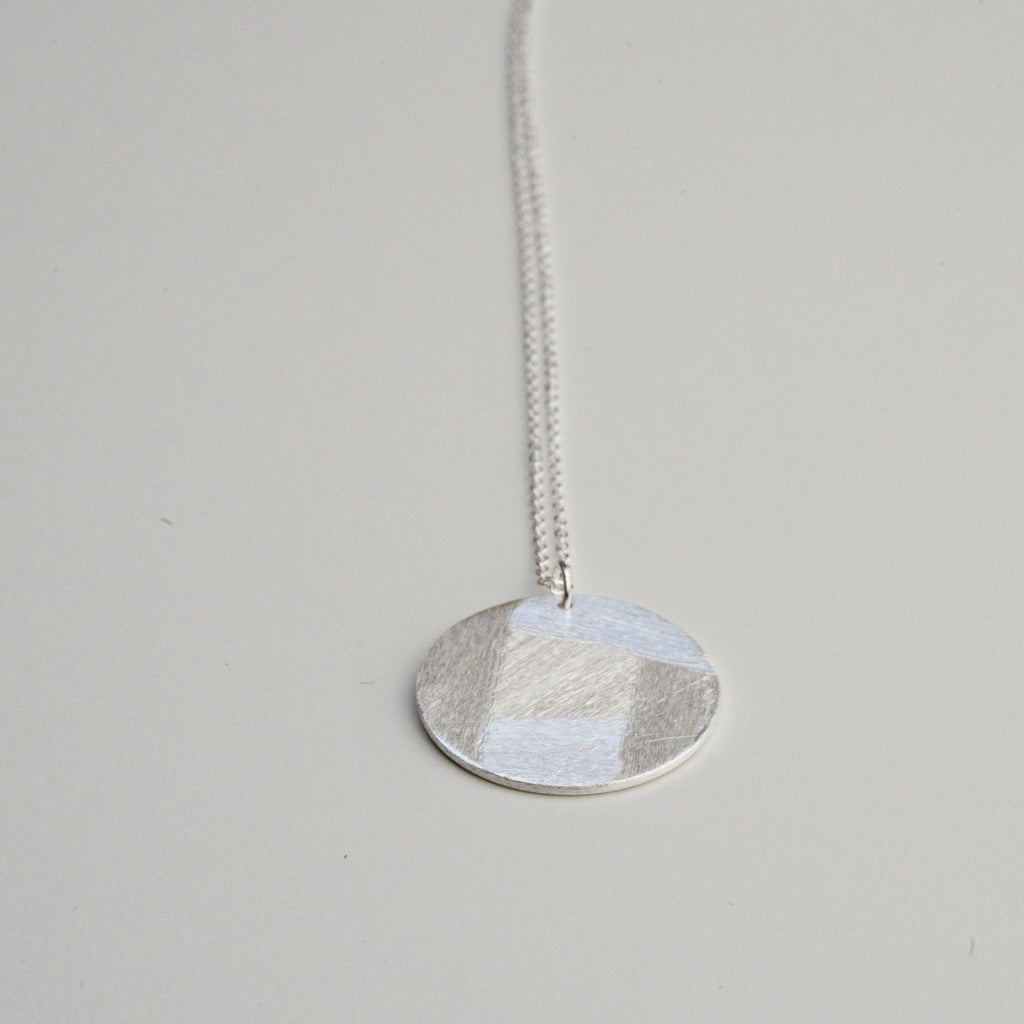 Silver Harvest Moon Necklace