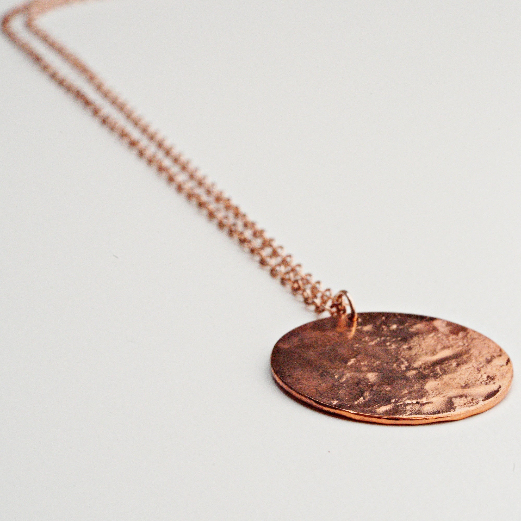 Harvest Moon Necklace Copper