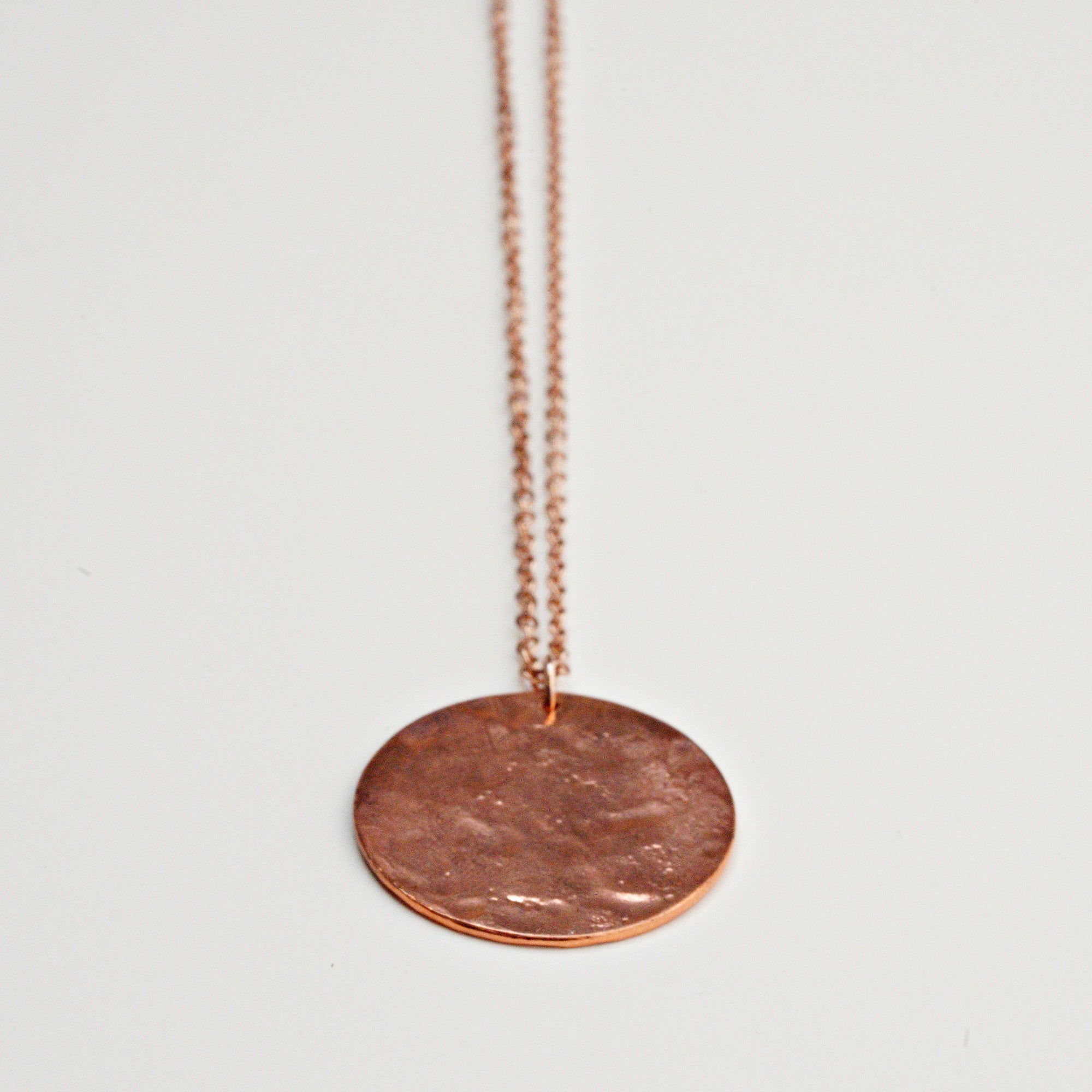 Harvest Moon Necklace Copper