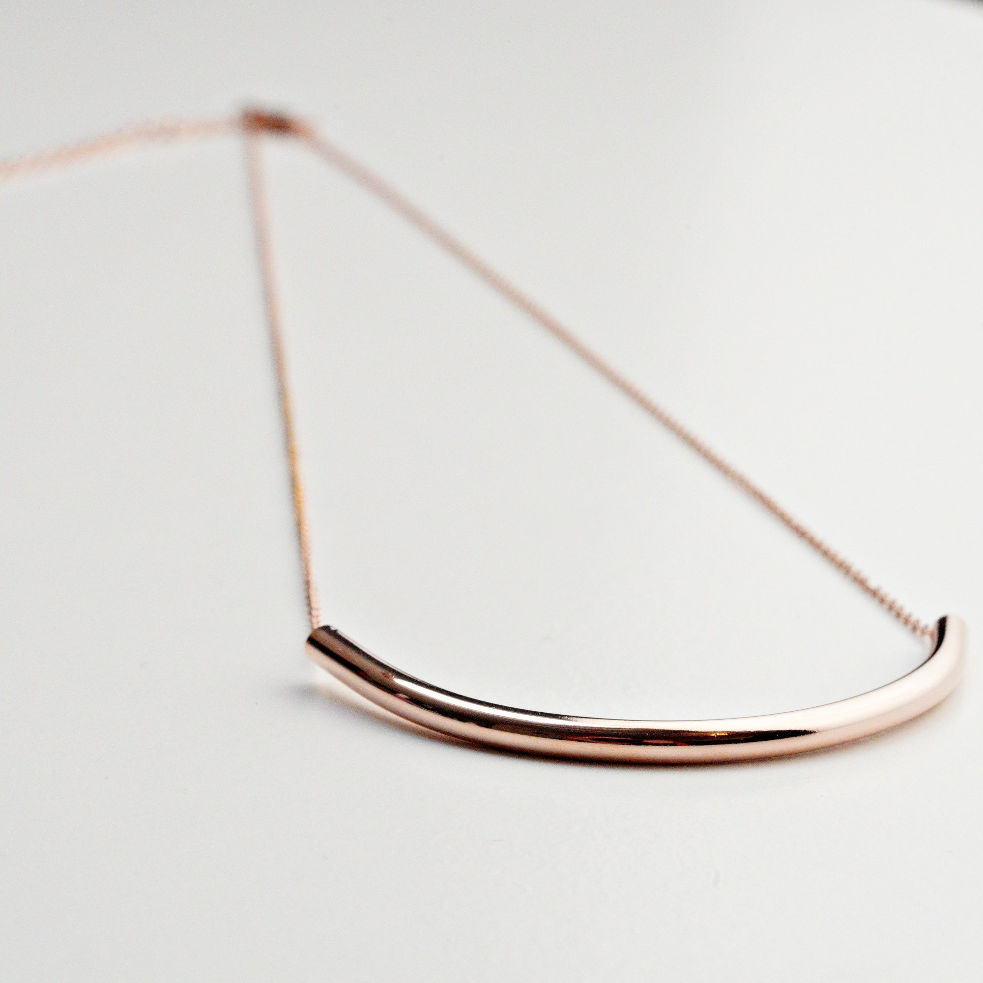 Equinox Necklace Copper Brass Silver and Rose Gold