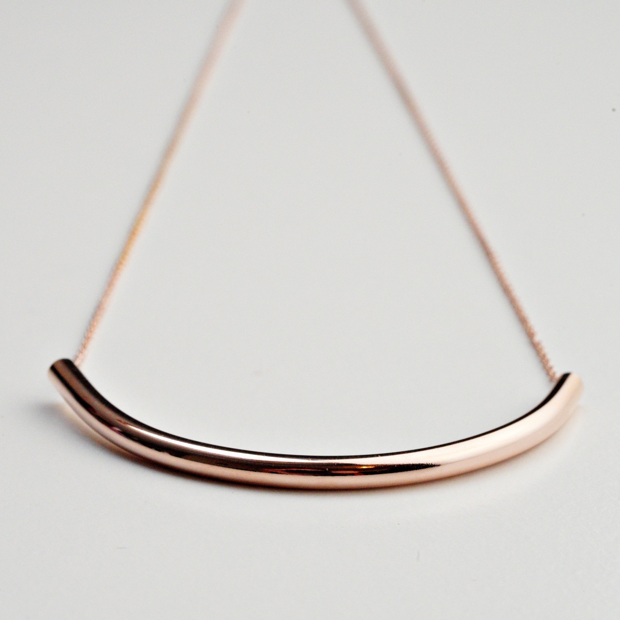 Equinox Necklace Copper Brass Silver and Rose Gold