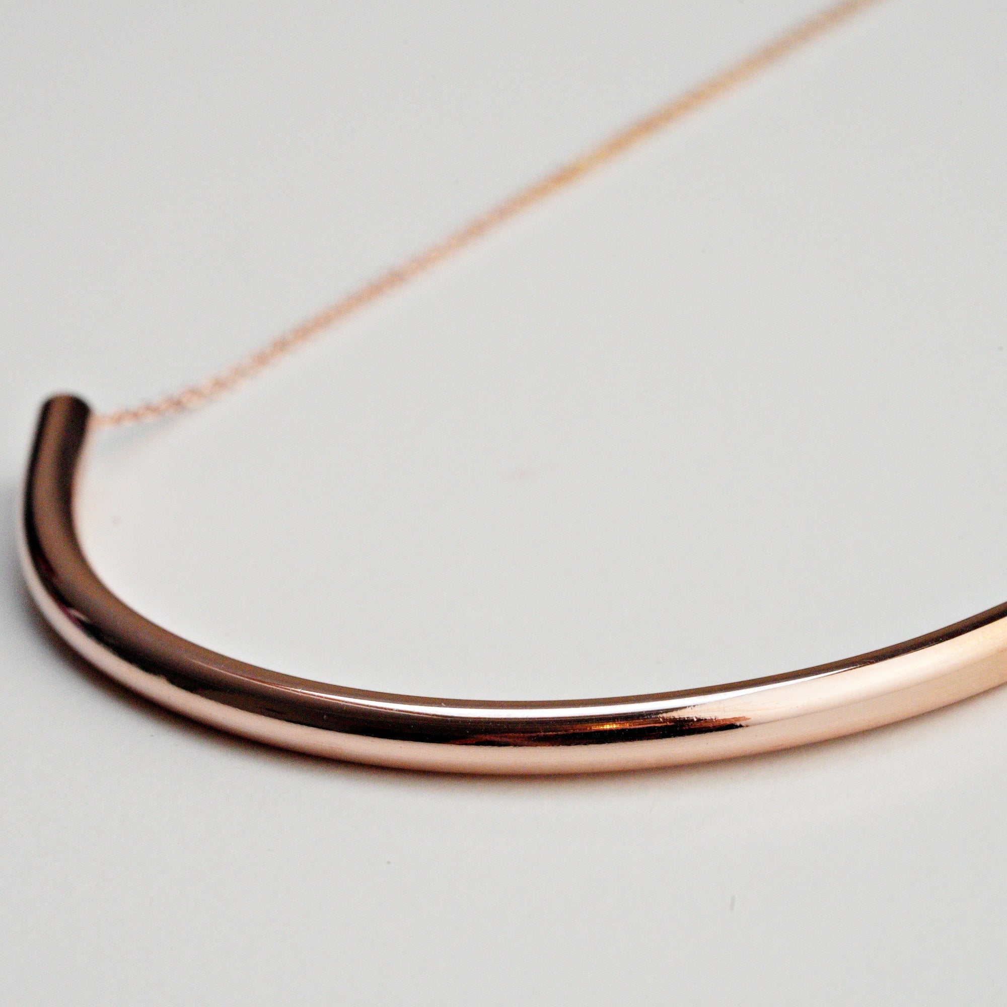 Equinox Necklace Copper Brass Silver and Rose Gold