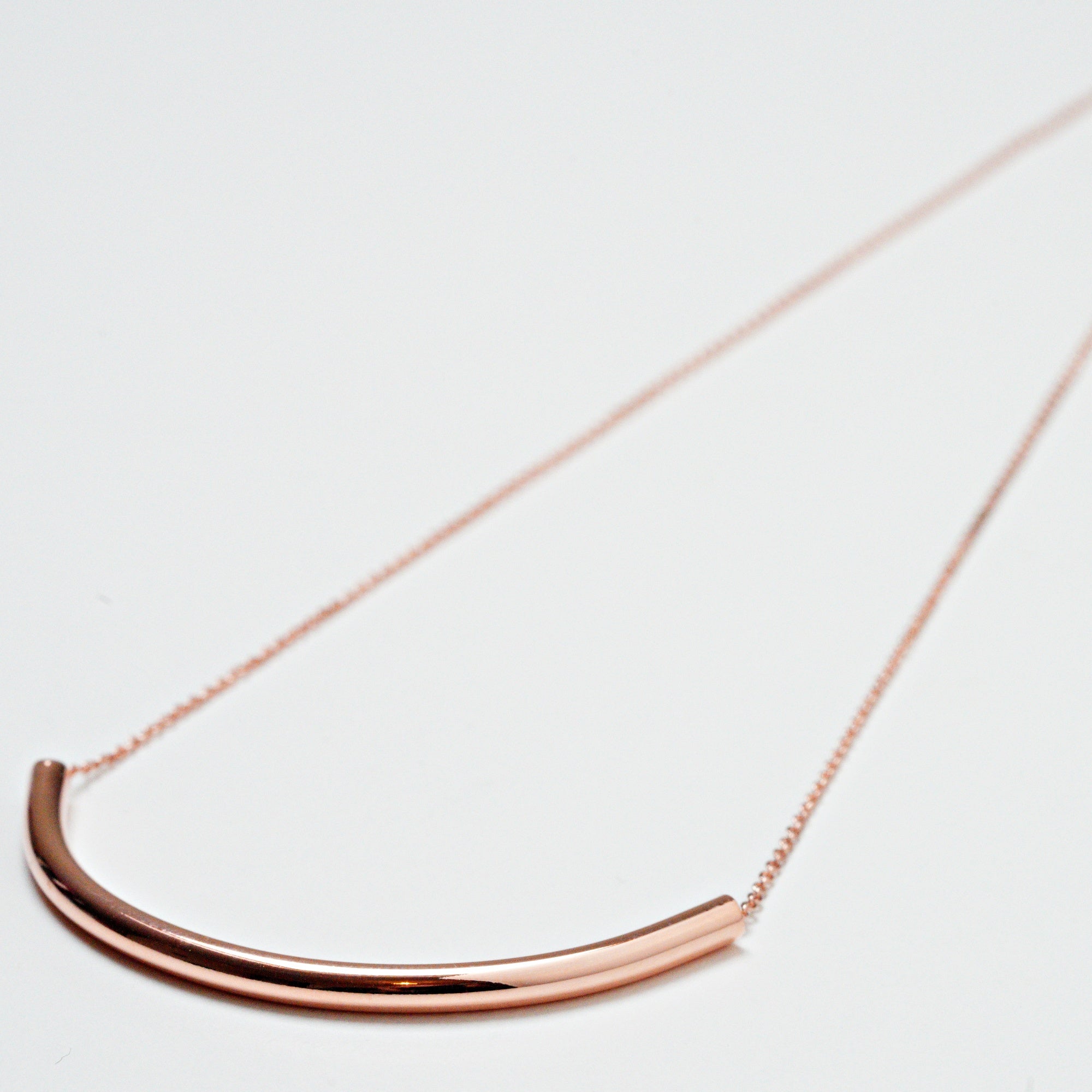 Equinox Necklace Copper Brass Silver and Rose Gold