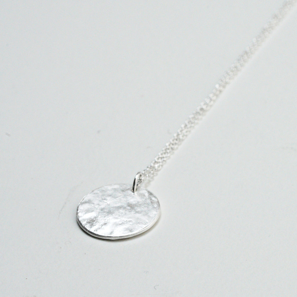 Silver Harvest Moon Necklace