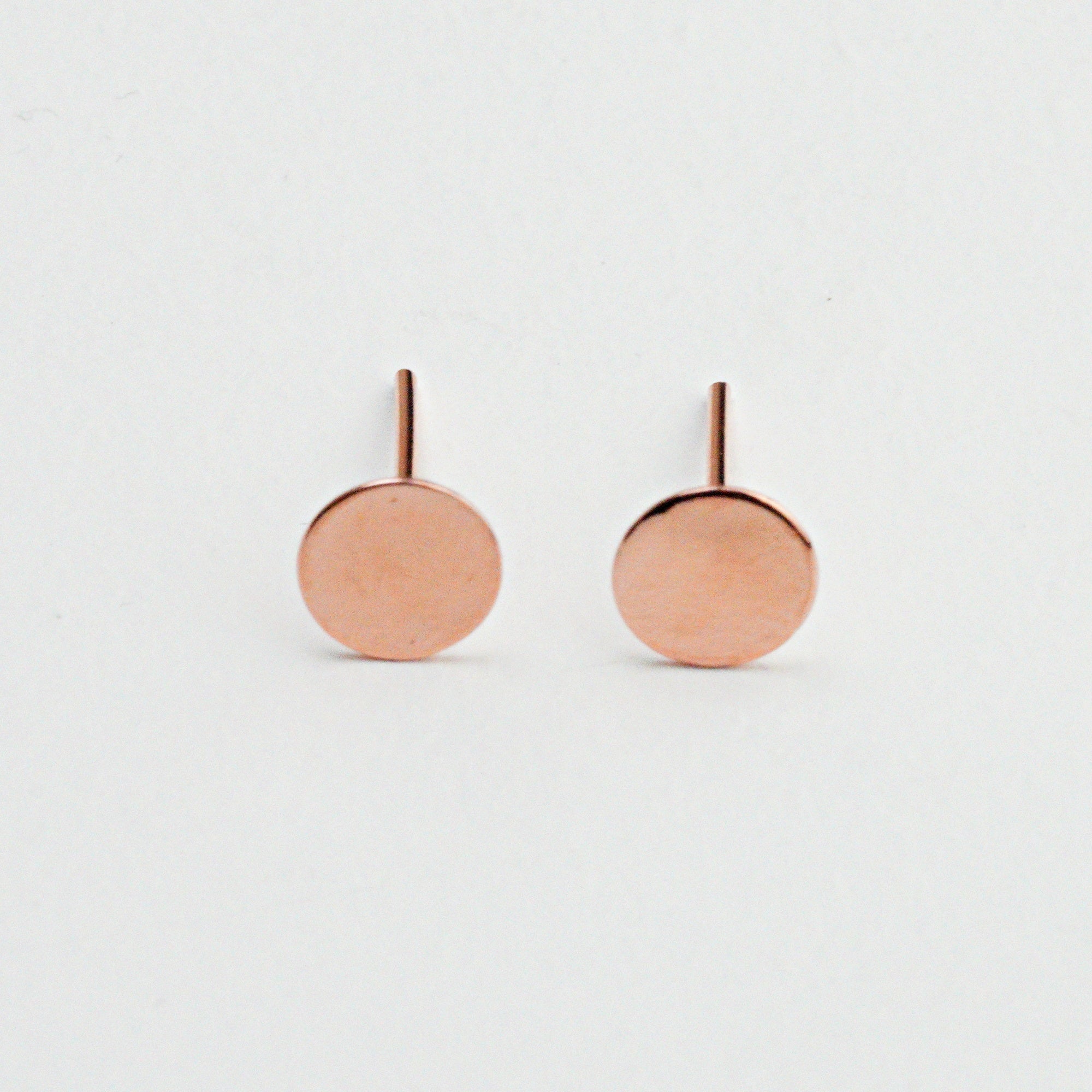 Unity Earrings Copper Brass Silver and Rose Gold