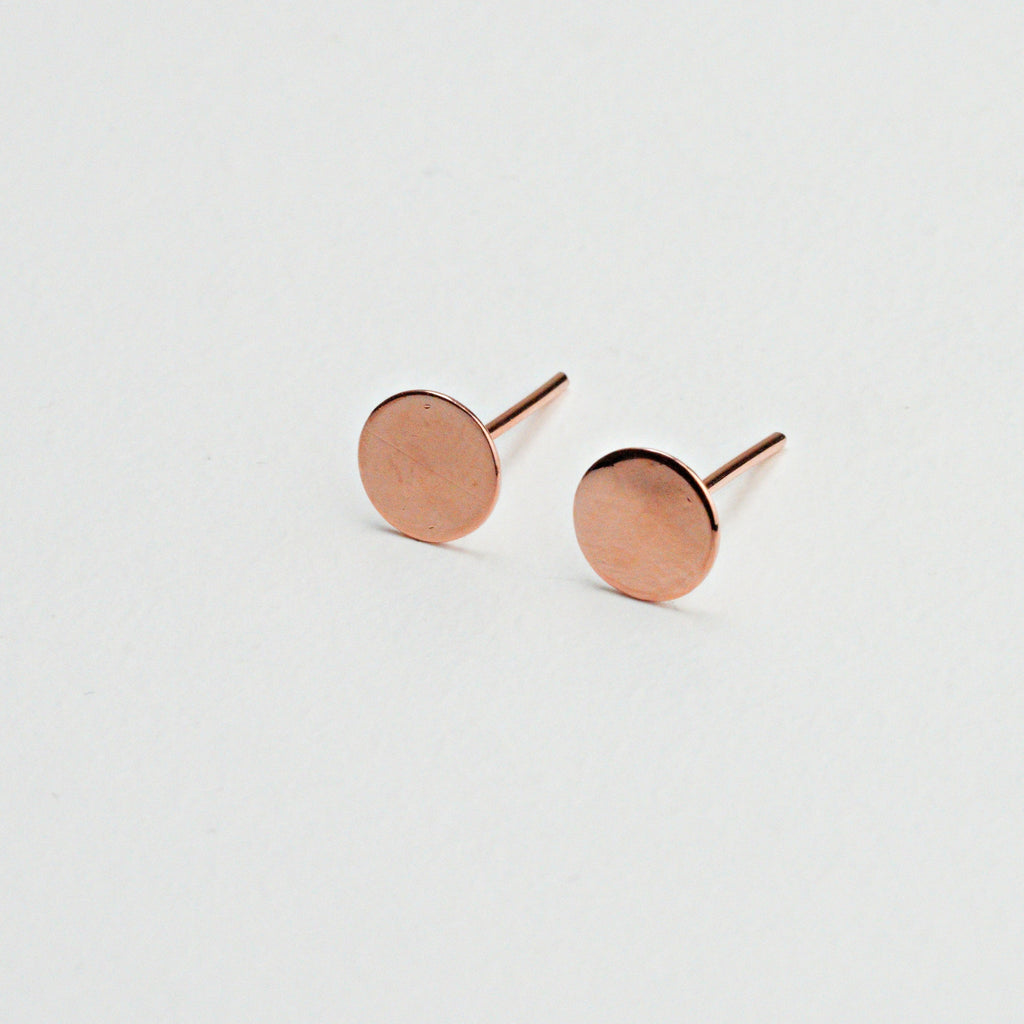Unity Earrings Copper Brass Silver and Rose Gold