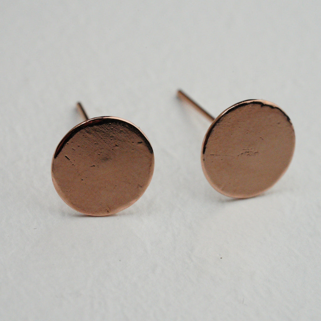 Orbit Earrings Copper Brass Silver and Rose Gold