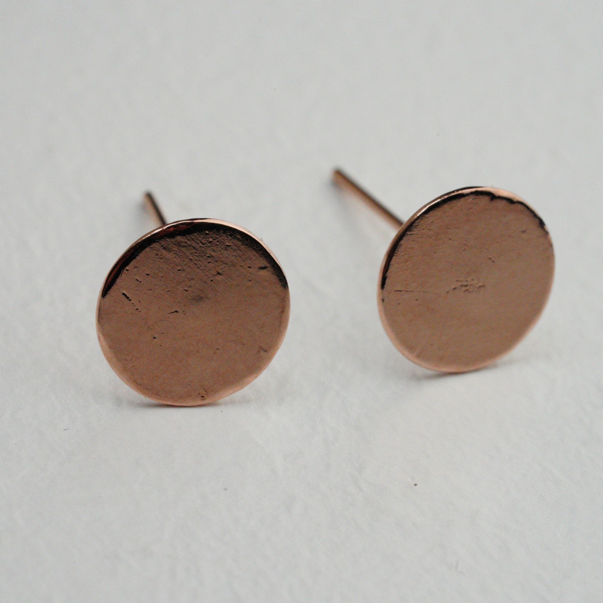 Unity Earrings Copper Brass Silver and Rose Gold