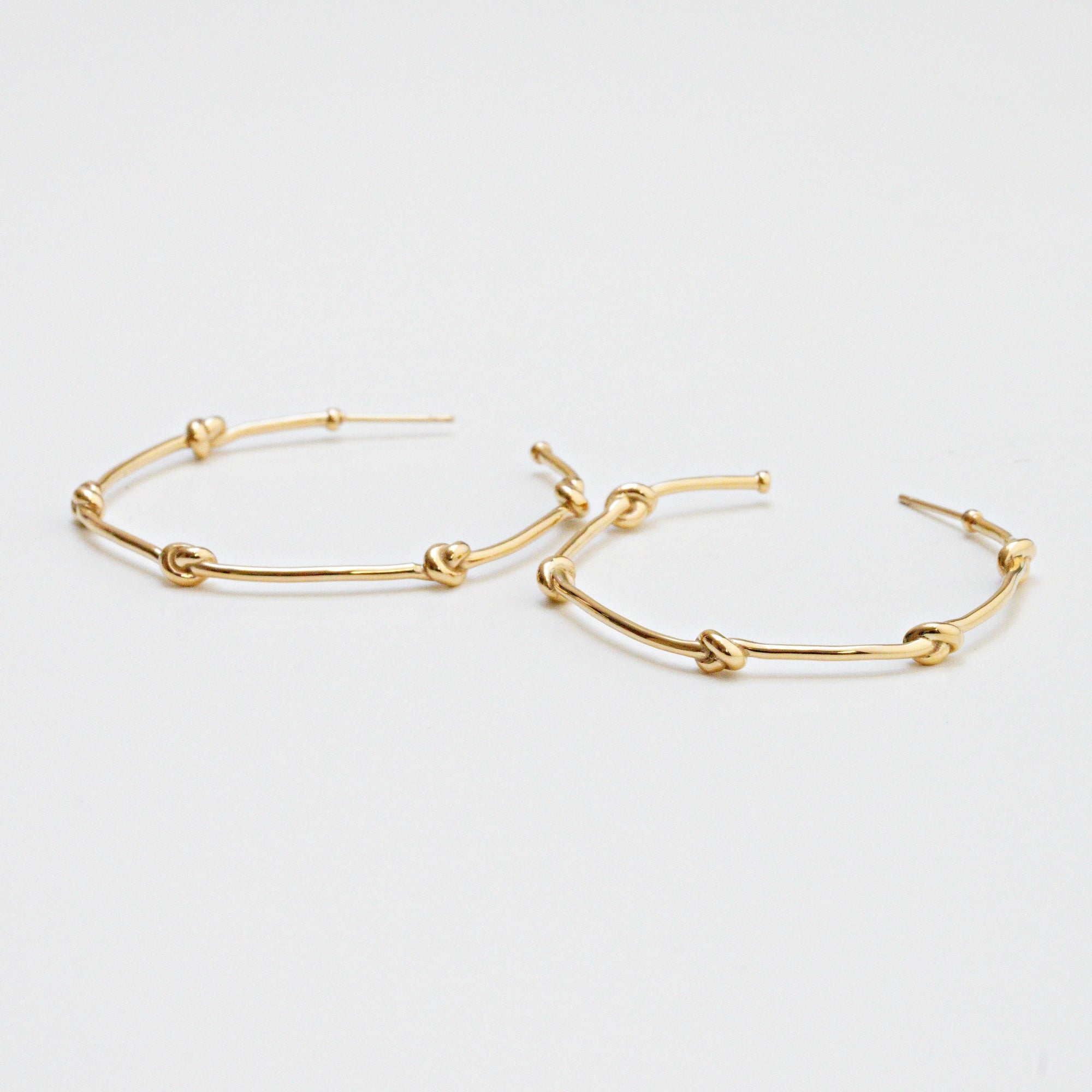 Knots of Freedom Hoop Earrings