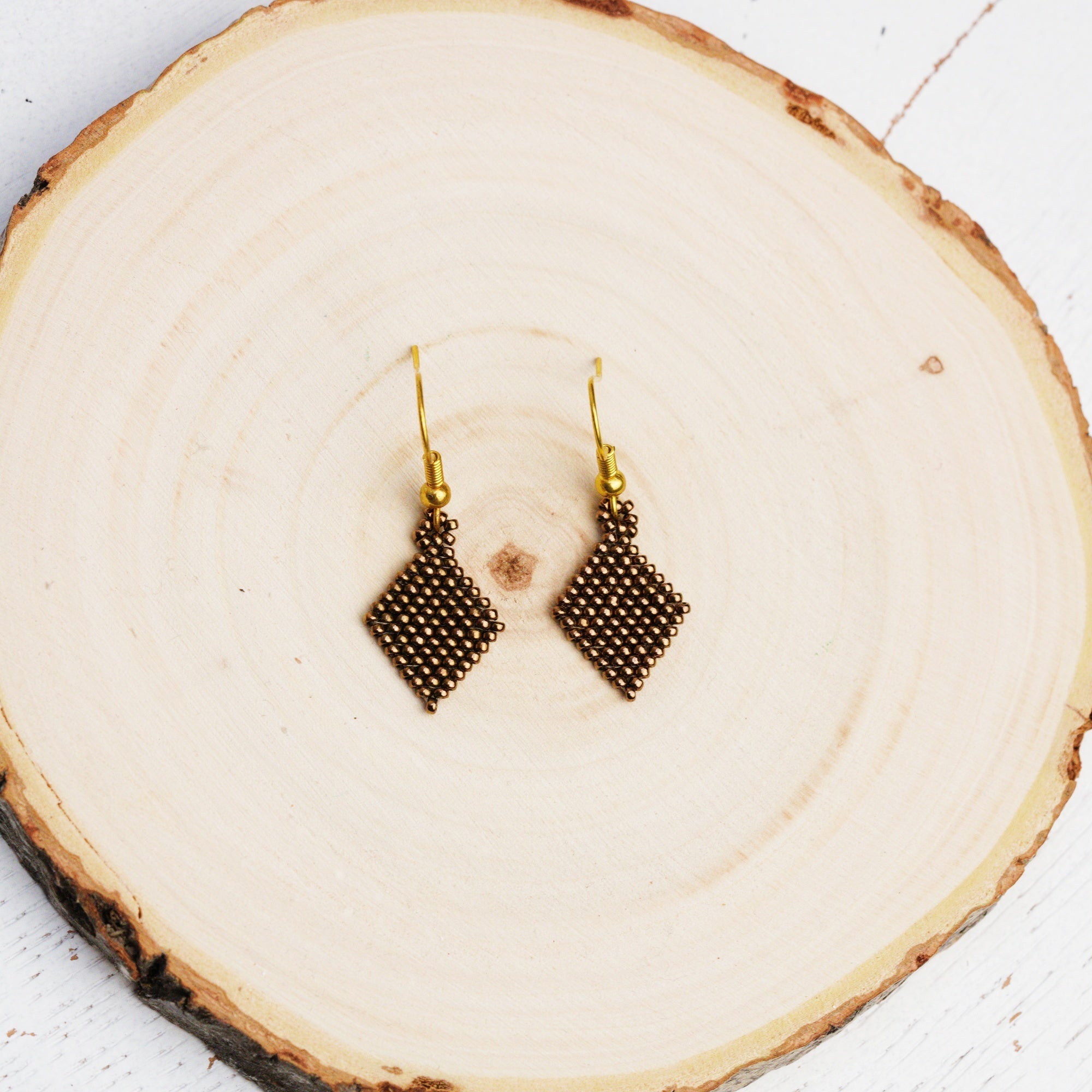 Diamond Drop Earrings