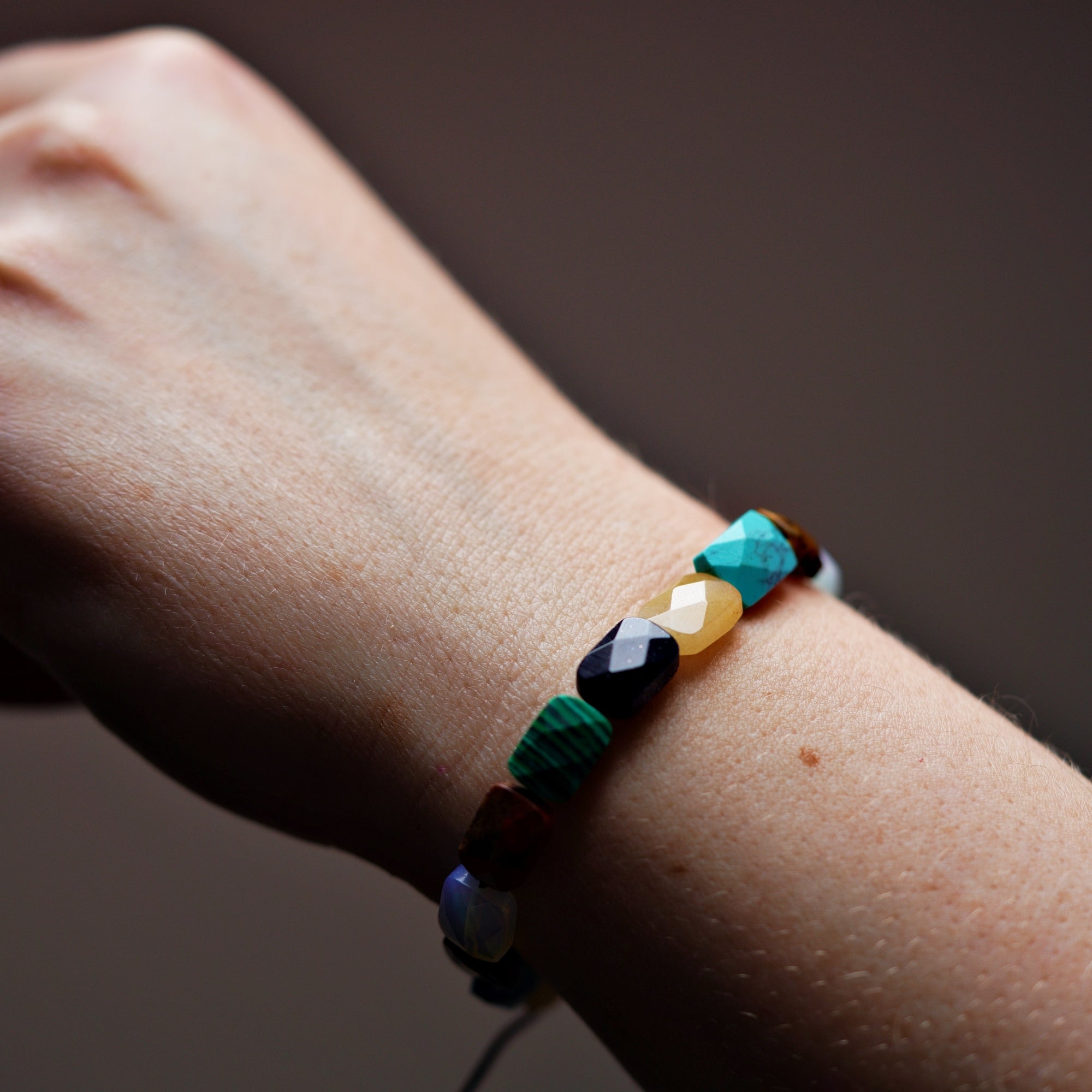 Chunky Coloured Stone Bracelet