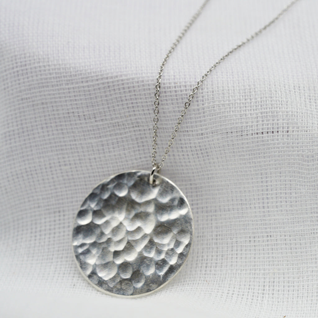 Harvest Moon Necklace Silver