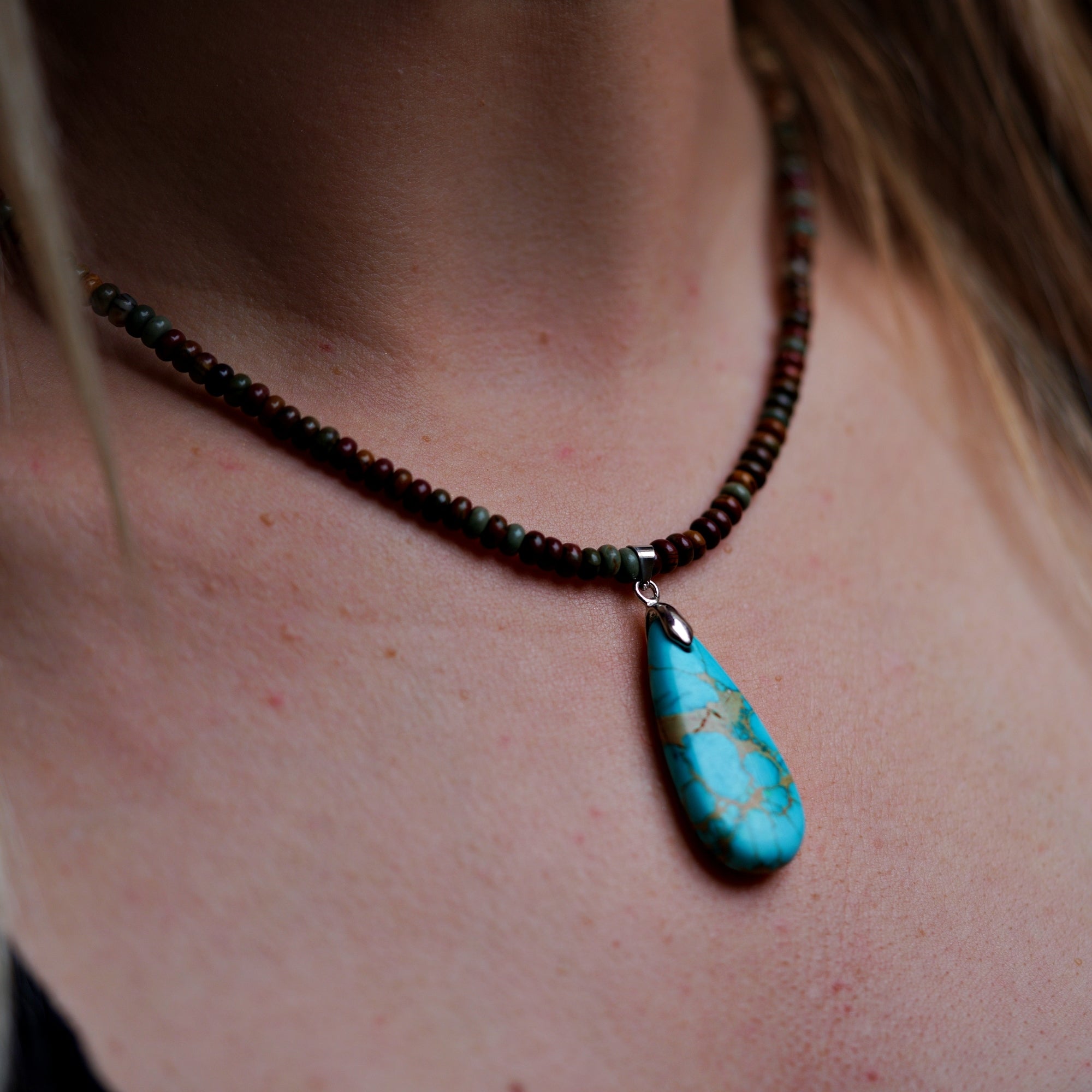 Jasper Stone Necklace