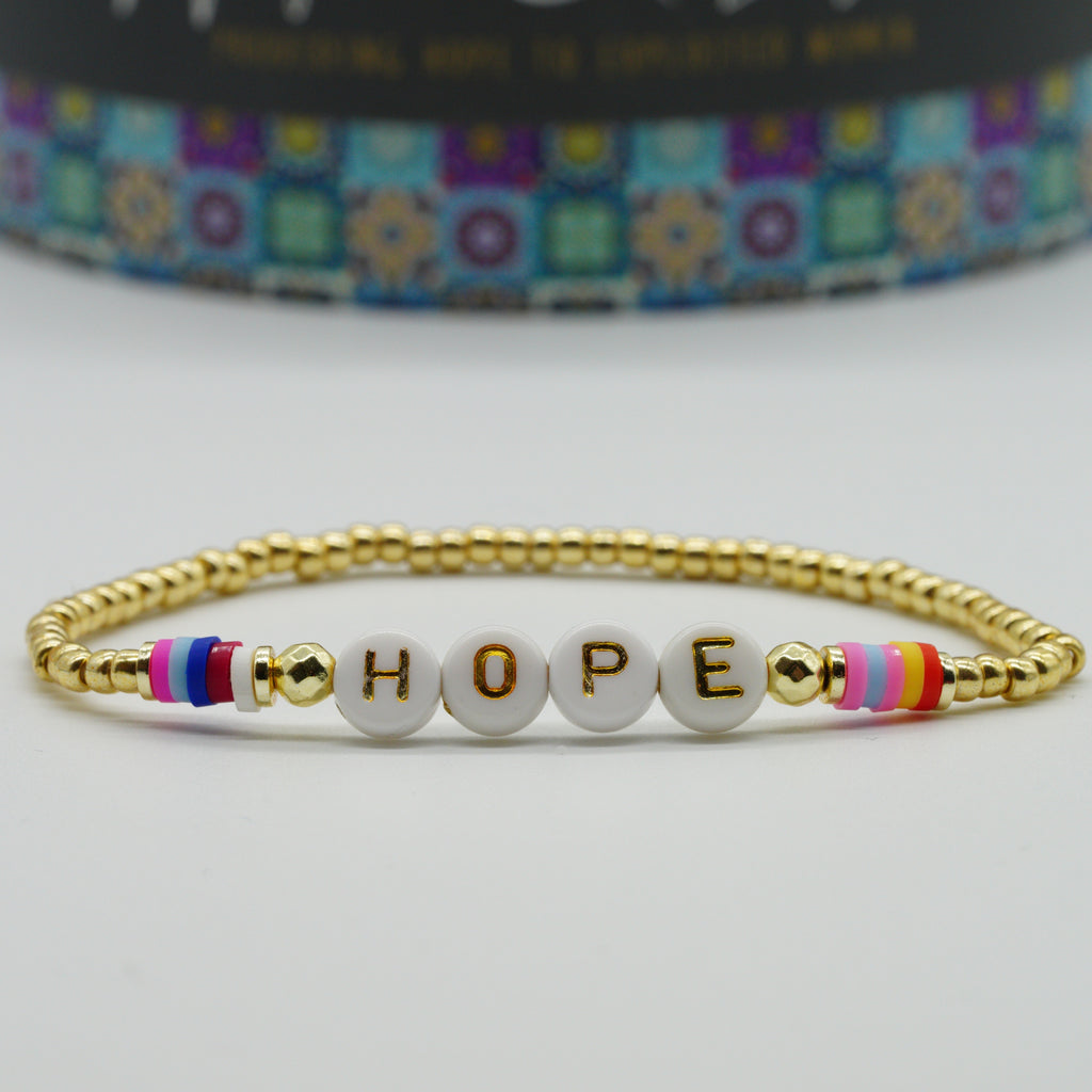 Hope Letter Bracelet
